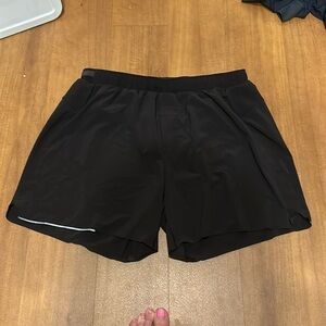Lululemon Men’s Athletic Shorts, Black, Extra Large